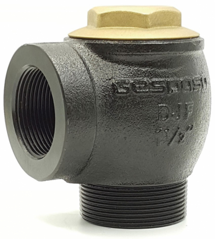 1 1½' ANGLE CHECK VALVE M2' or F1½' inlet · F1½' outlet