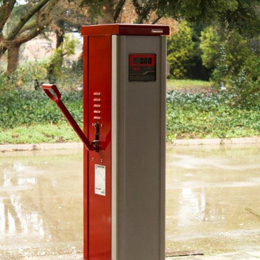 Dispenser with manual emergency pump